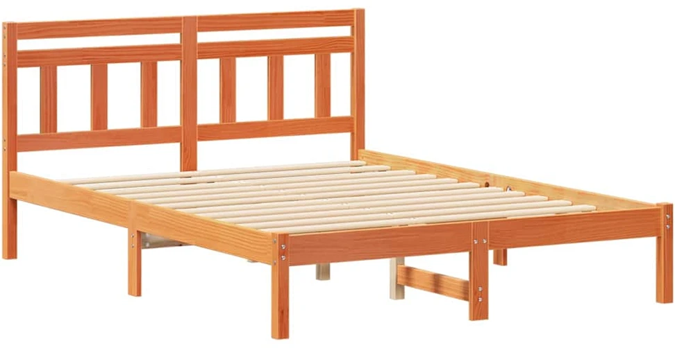 Lovos rėmas Ruda 140 x 190 cm Kietos pušies mediena