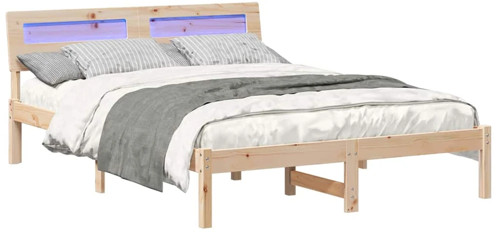 Lovos rėmas Ruda 140 x 190 cm Kietos pušies mediena
