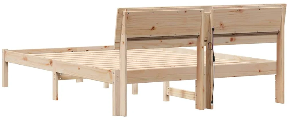 Lovos rėmas Ruda 140 x 190 cm Kietos pušies mediena