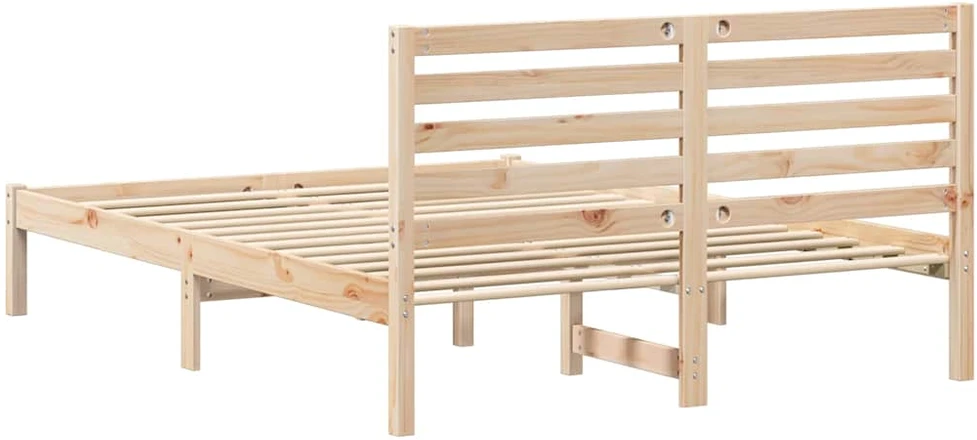 Lovos rėmas Ruda 140 x 190 cm Kietos pušies mediena