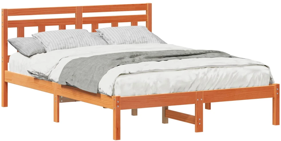 Lovos rėmas Ruda 140 x 190 cm Kietos pušies mediena
