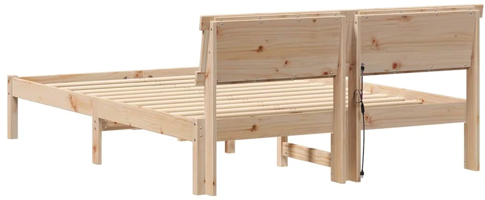 Lovos rėmas Ruda 140 x 190 cm Kietos pušies mediena