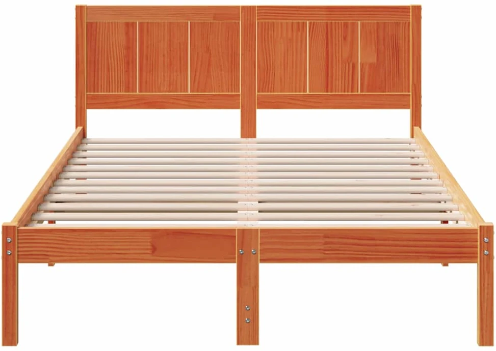 Lovos rėmas Ruda 140 x 190 cm Pušies medienos masyvas