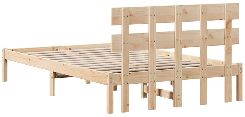 Lovos rėmas Ruda 140 x 190 cm Pušies medienos masyvas