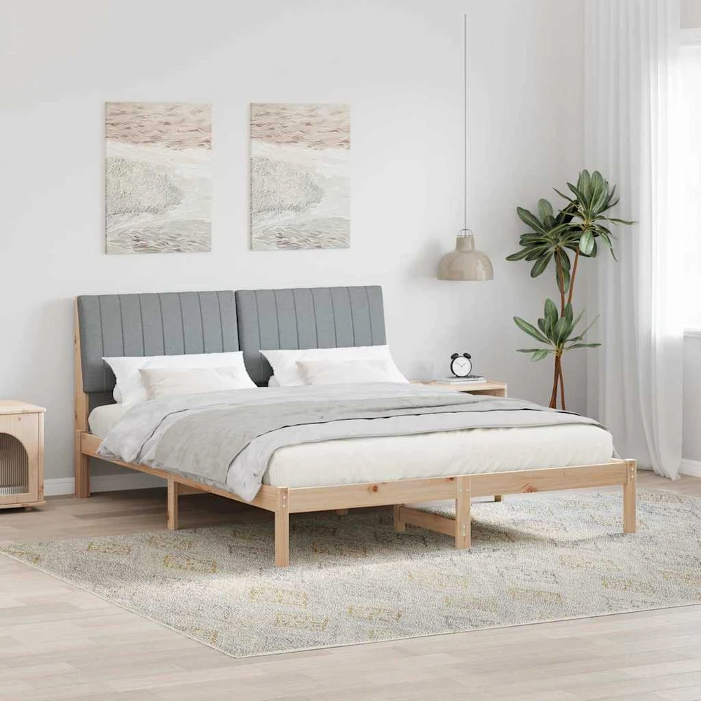 Lovos rėmas Ruda 150 x 200 cm Kietos pušies mediena