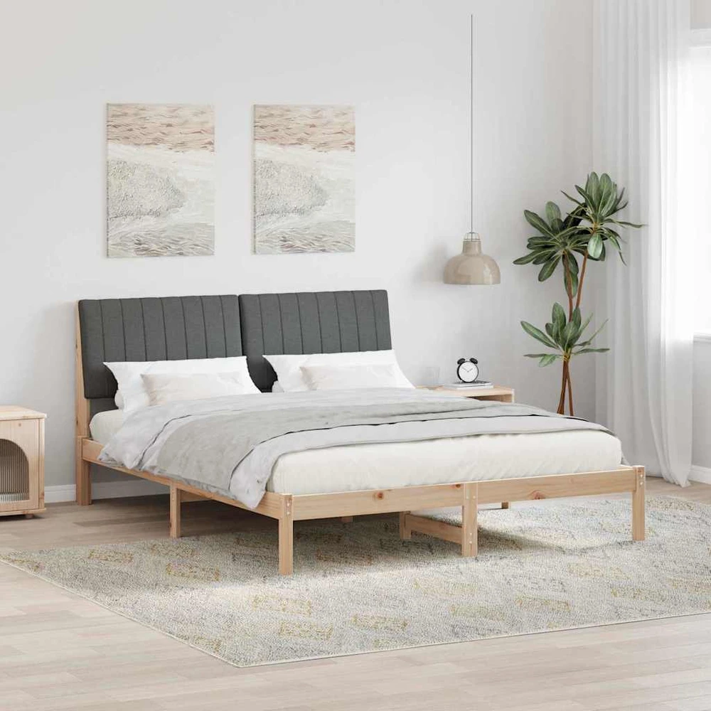 Lovos rėmas Ruda 150 x 200 cm Kietos pušies mediena