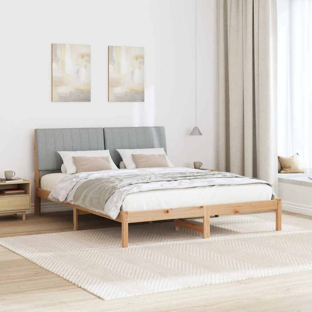 Lovos rėmas Ruda 150 x 200 cm Kietos pušies mediena