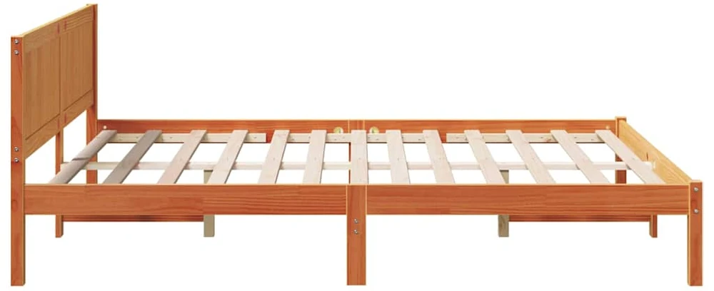 Lovos rėmas Ruda 150 x 200 cm Pušies medienos masyvas
