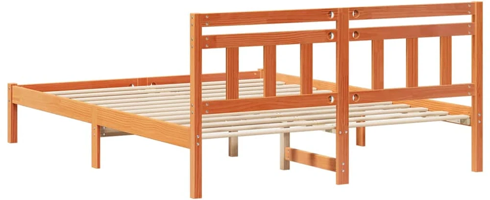 Lovos rėmas Ruda 160 x 200 cm Kietos pušies mediena