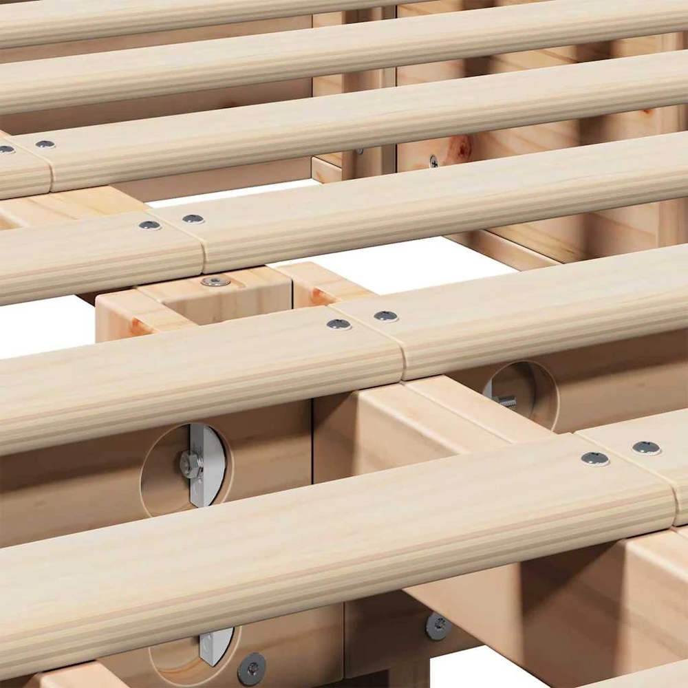 Lovos rėmas Ruda 160 x 200 cm Kietos pušies mediena