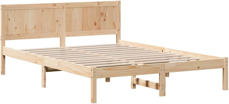 Lovos rėmas Ruda 160 x 200 cm Pušies medienos masyvas