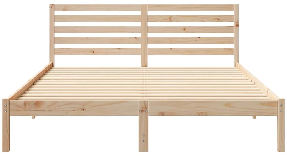 Lova Lovos rėmas Ruda 160 x 210 cm Kietos pušies mediena