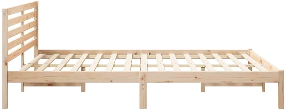 Lova Lovos rėmas Ruda 160 x 210 cm Kietos pušies mediena