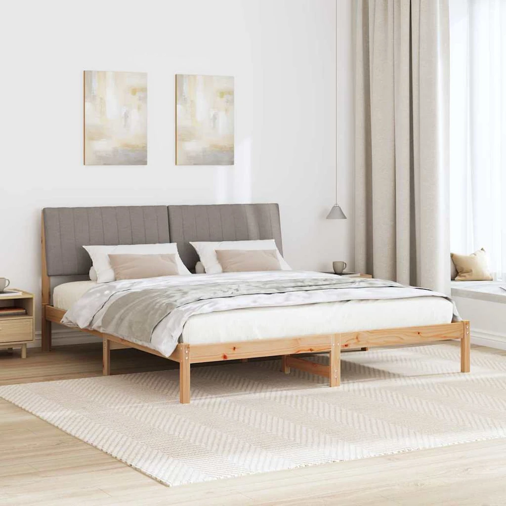 Lovos rėmas Ruda 180 x 200 cm Kietos pušies mediena