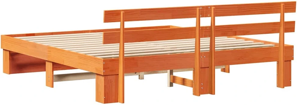 Lovos rėmas Ruda 180 x 200 cm Kietos pušies mediena