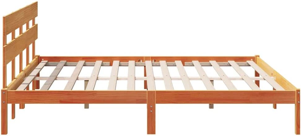 Lovos rėmas Ruda 180 x 200 cm Pušies medienos masyvas