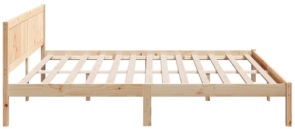 Lovos rėmas Ruda 180 x 200 cm Pušies medienos masyvas
