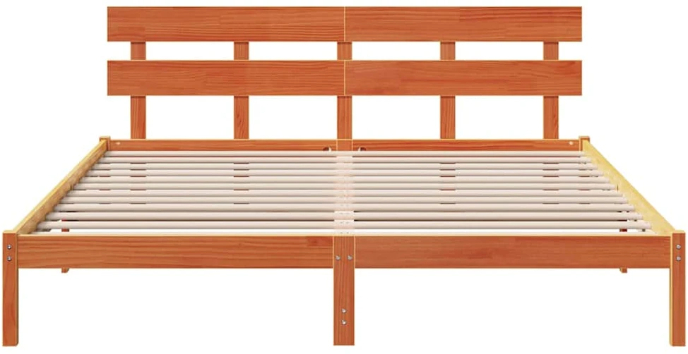 Lovos rėmas Ruda 180 x 200 cm Pušies medienos masyvas
