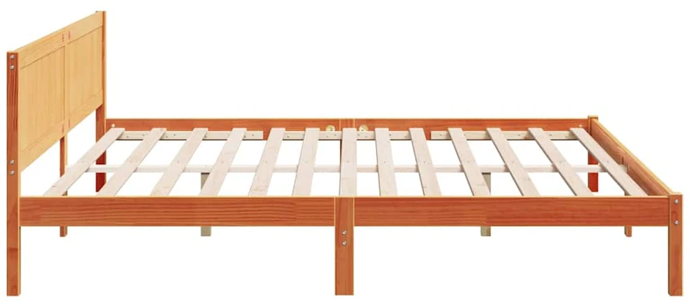 Lovos rėmas Ruda 180 x 200 cm Pušies medienos masyvas