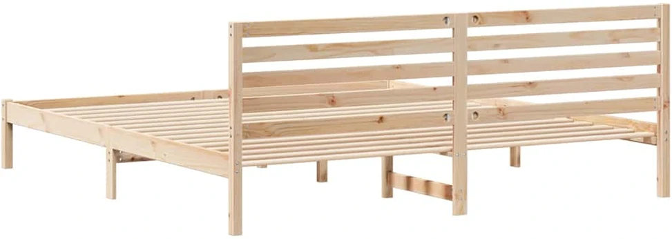 Lova Lovos rėmas Ruda 180 x 220 cm Kietos pušies mediena