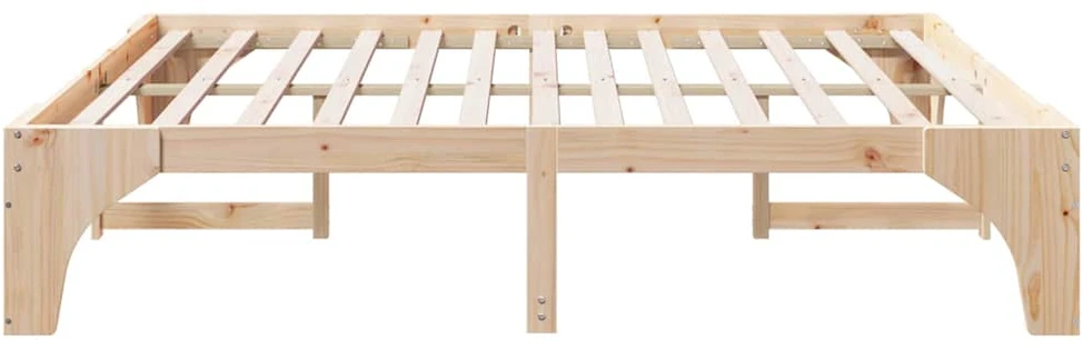 Lovos rėmas Ruda 200 x 200 cm Kietos pušies mediena