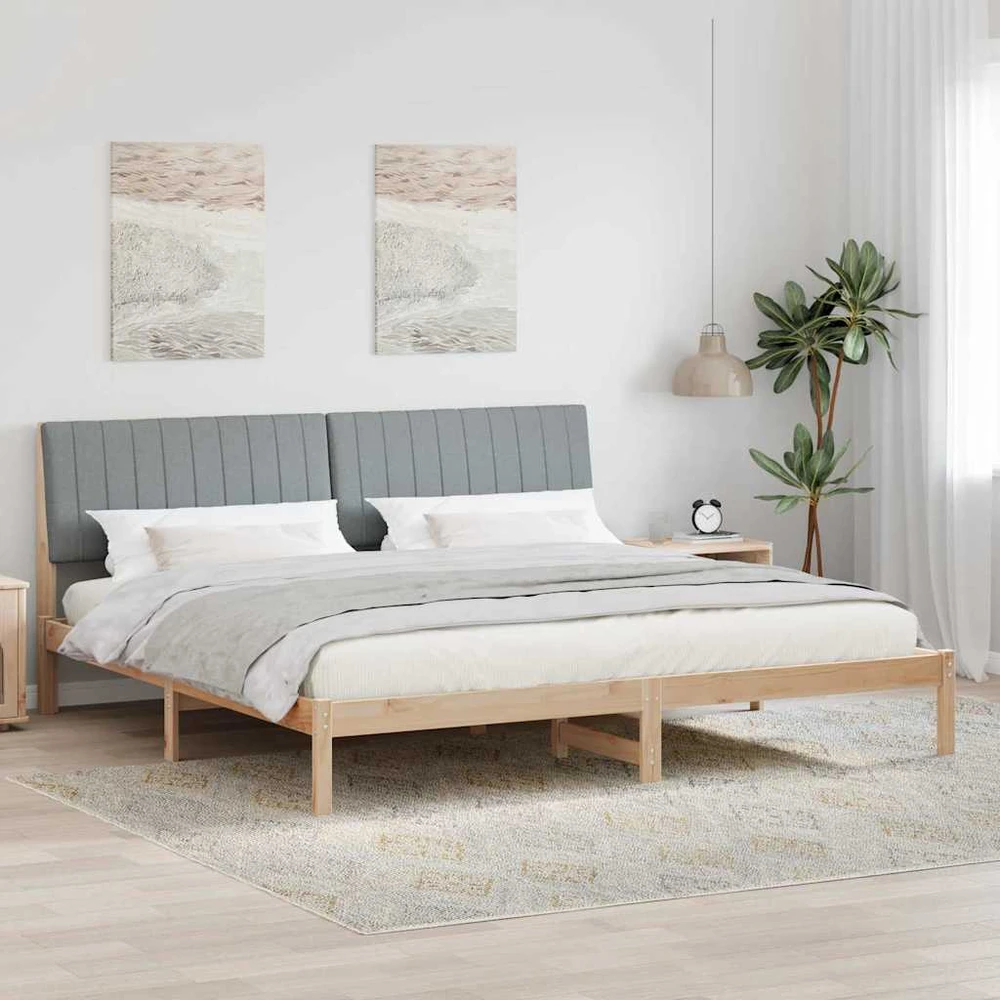 Lovos rėmas Ruda 200 x 200 cm Kietos pušies mediena