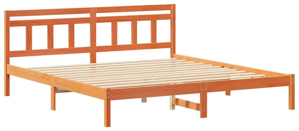 Lovos rėmas Ruda 200 x 200 cm Kietos pušies mediena