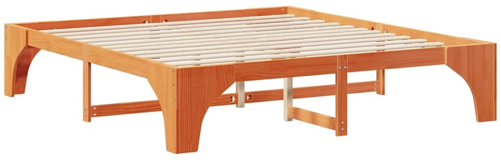 Lovos rėmas Ruda 200 x 200 cm Kietos pušies mediena