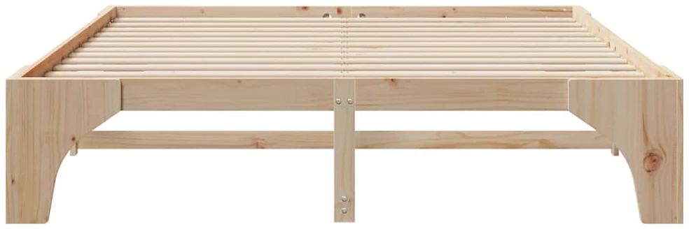 Lovos rėmas Ruda 200 x 200 cm Kietos pušies mediena
