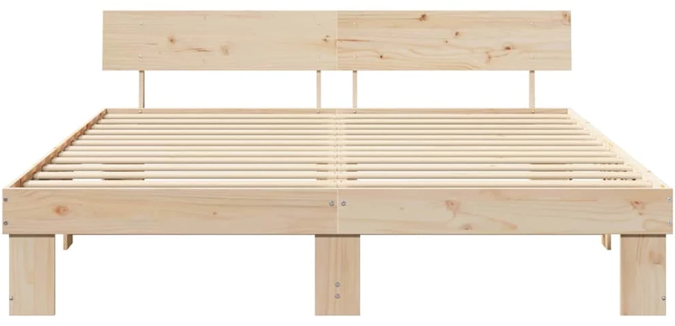 Lovos rėmas Ruda 200 x 200 cm Kietos pušies mediena