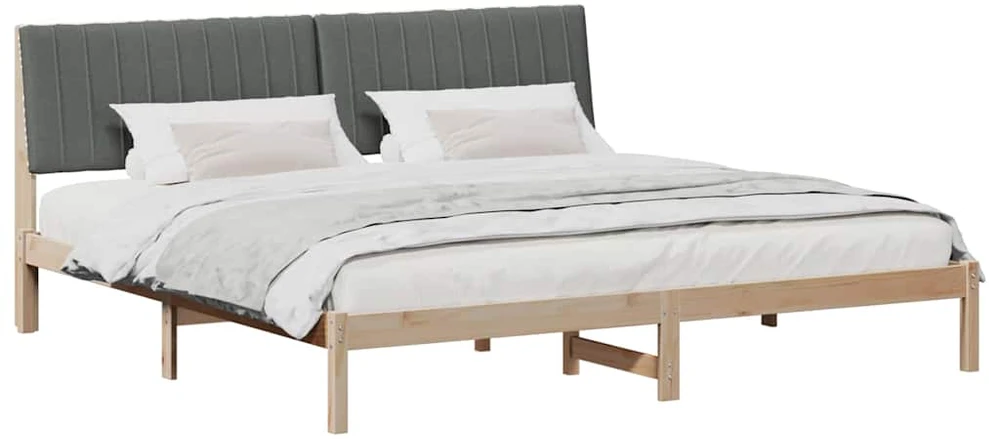 Lovos rėmas Ruda 200 x 200 cm Kietos pušies mediena