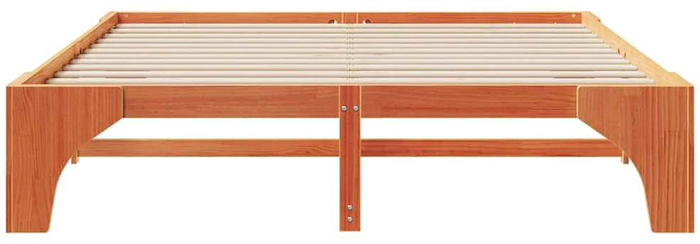 Lovos rėmas Ruda 200 x 200 cm Kietos pušies mediena
