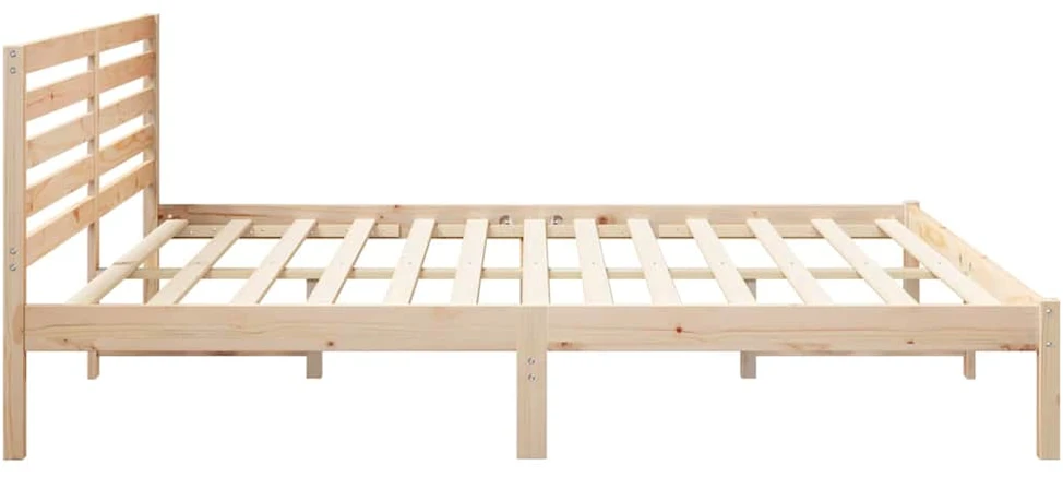 Lovos rėmas Ruda 200 x 200 cm Kietos pušies mediena