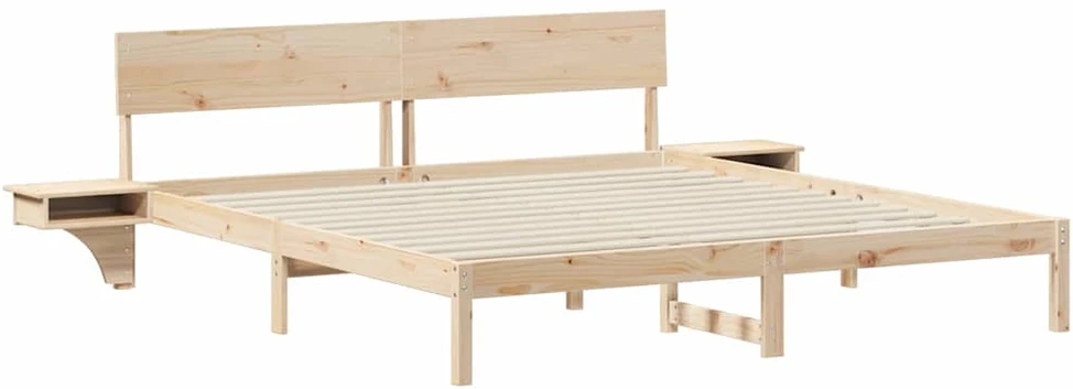 Lovos rėmas Ruda 200 x 200 cm Kietos pušies mediena