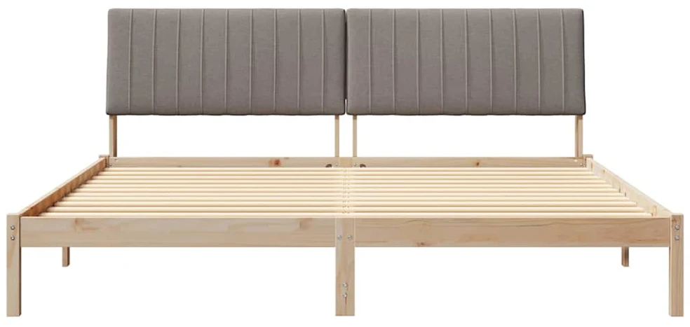 Lovos rėmas Ruda 200 x 200 cm Kietos pušies mediena