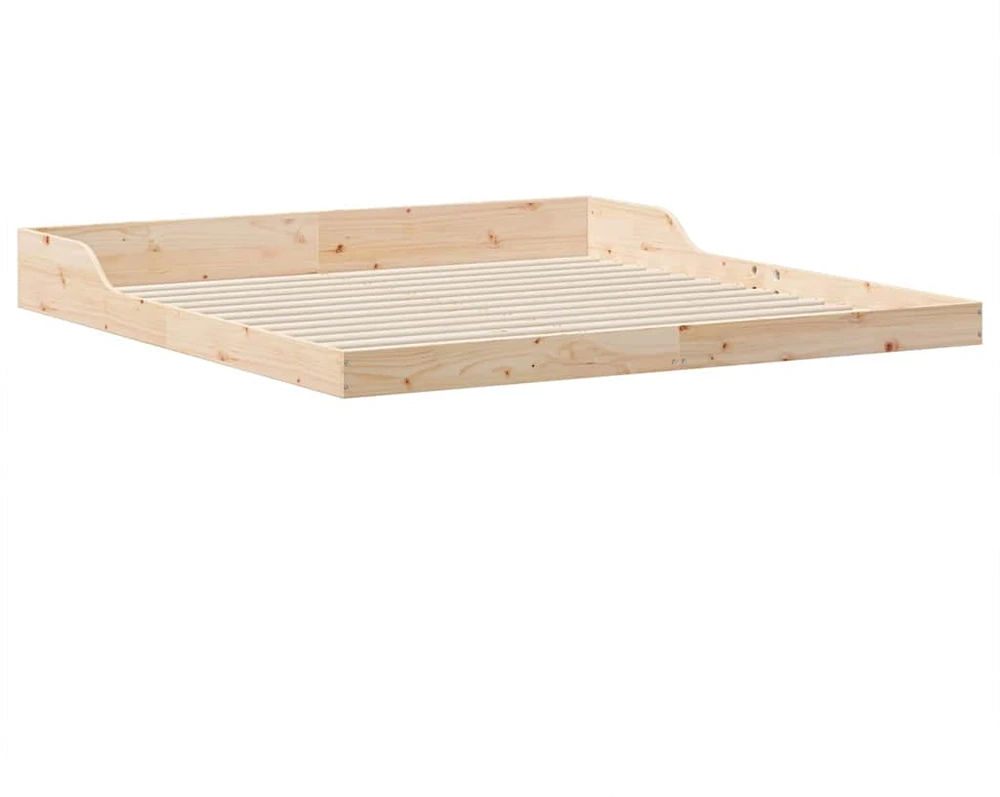 Lova Lovos rėmas Ruda 200 x 210 cm Kietos pušies mediena