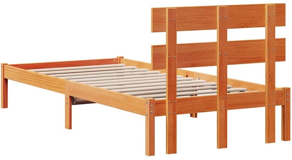Lovos rėmas Ruda 80 x 200 cm Pušies medienos masyvas