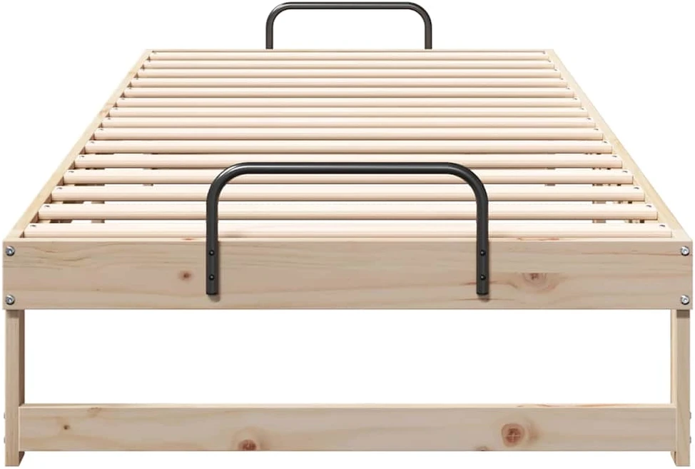 Lova Lovos rėmas Ruda 80 x 220 cm Kietos pušies mediena