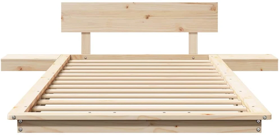 Lova Lovos rėmas Ruda 90 x 190 cm Medis