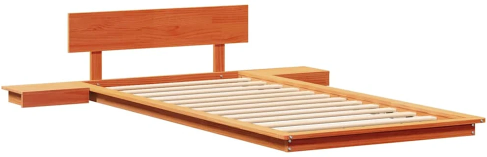 Lova Lovos rėmas Ruda 90 x 200 cm Medis