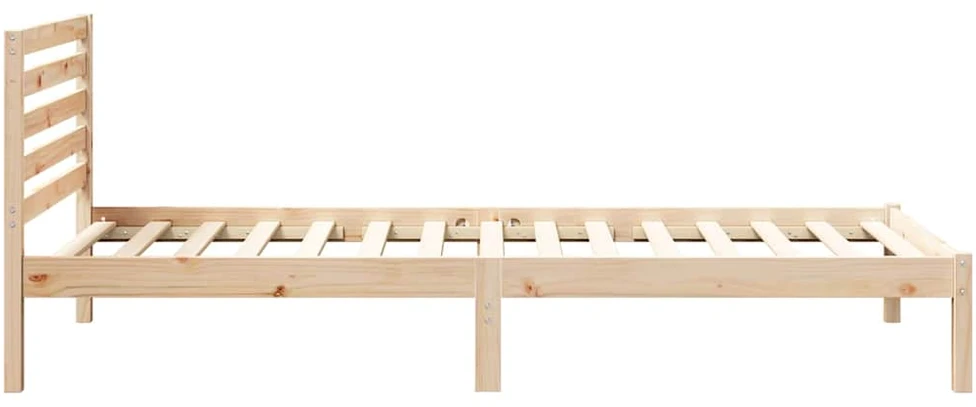Lova Lovos rėmas Ruda 90 x 210 cm Kietos pušies mediena