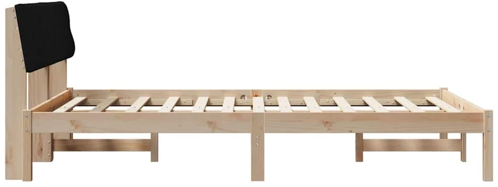 Lovos rėmas Ruda ir juoda 140 x 190 cm Pušies masyvas