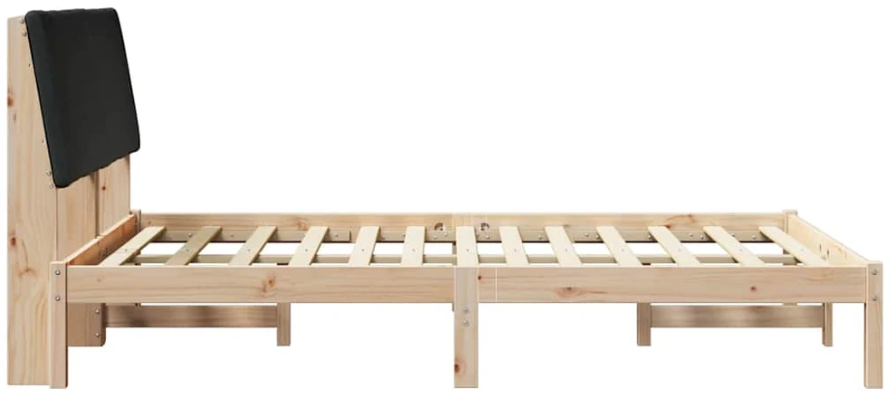 Lovos rėmas Ruda ir juoda 150 x 200 cm Pušies masyvas