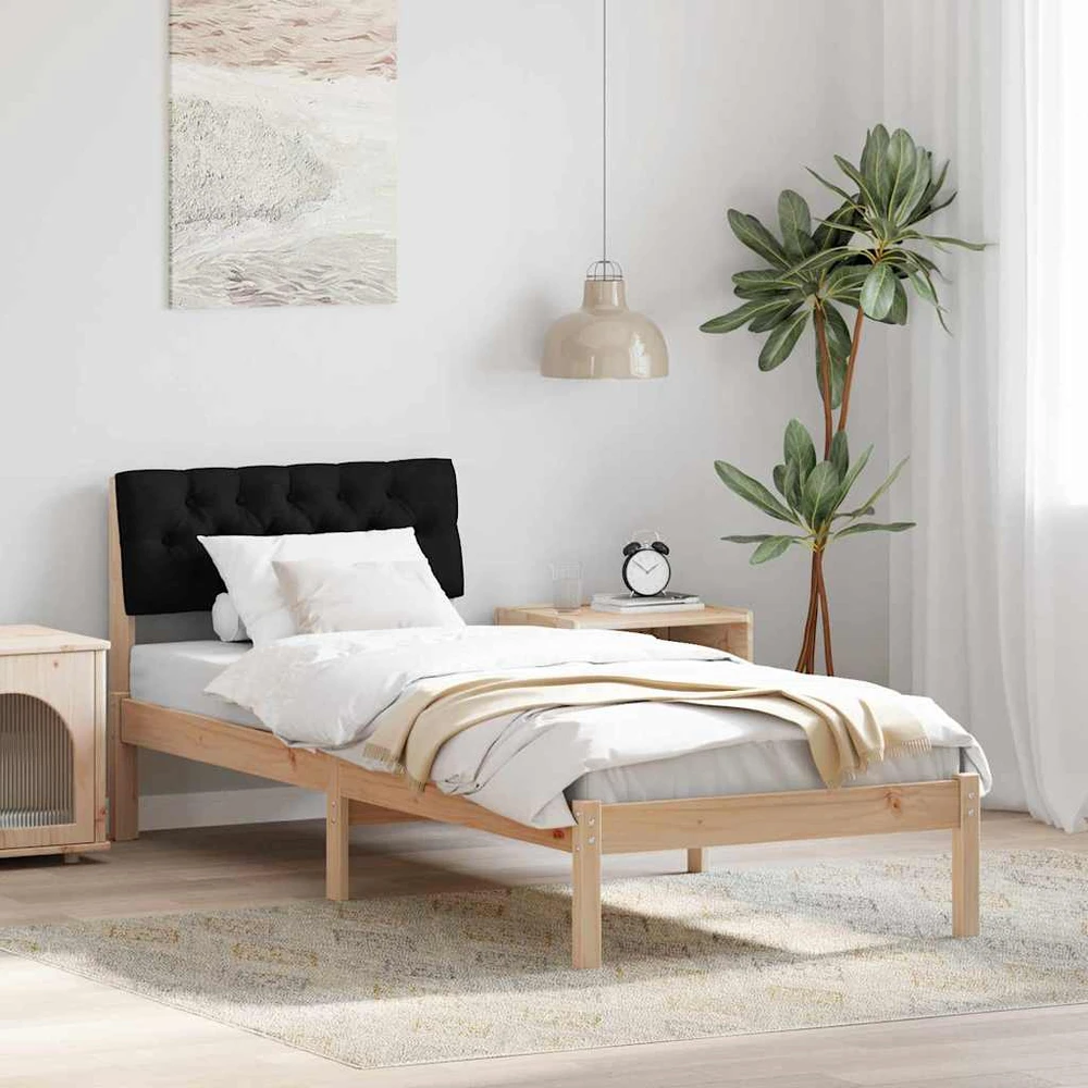 Lova Lovos rėmas Ruda ir juoda 80 x 200 cm Pušies masyvas