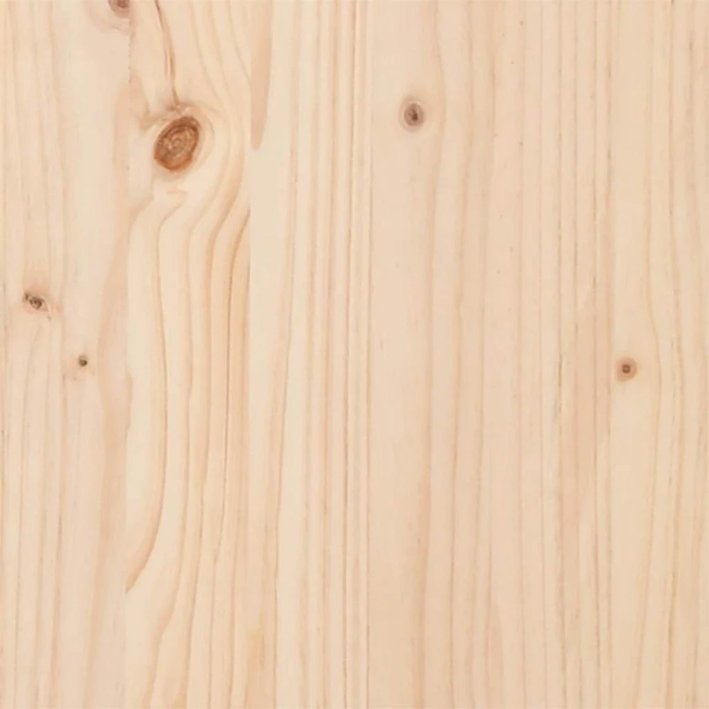 Lovos rėmas ruda ir tamsiai pilka 150 x 200 cm Pušies masyvas