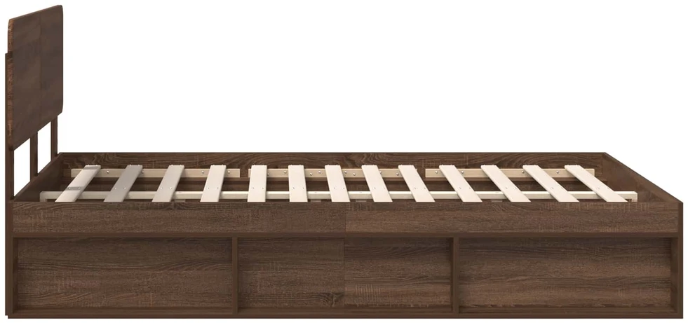 Lovos rėmas Rudas ąžuolas 140 x 200 cm Kietos pušies mediena