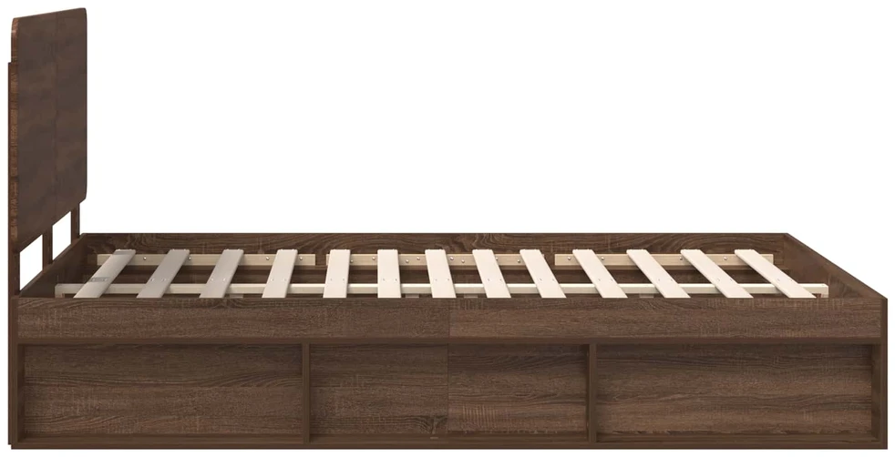 Lovos rėmas Rudas ąžuolas 140 x 200 cm Kietos pušies mediena