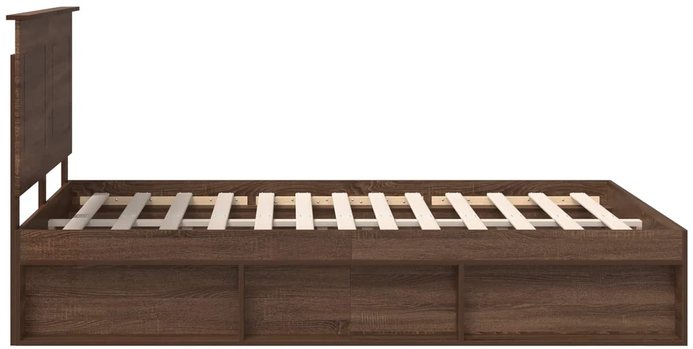 Lovos rėmas Rudas ąžuolas 140 x 200 cm Kietos pušies mediena