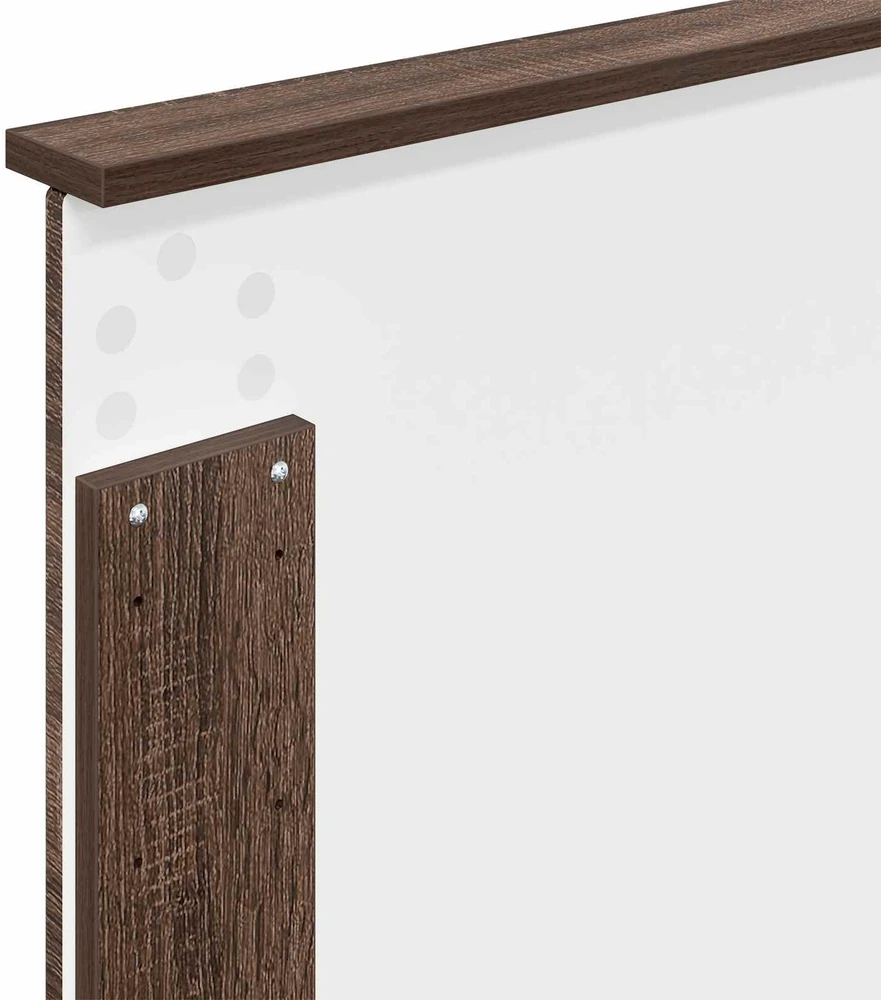 Lova Lovos rėmas Rudas ąžuolas 75 x 190 cm Kietos pušies mediena