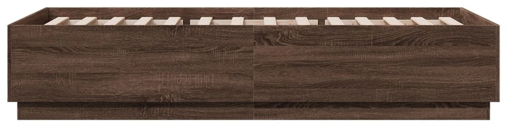 Lovos rėmas, rudos ąžuolo spalvos, 90x200cm, apdirbta mediena